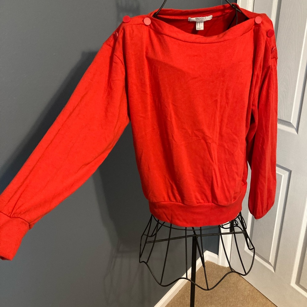 Red sweater